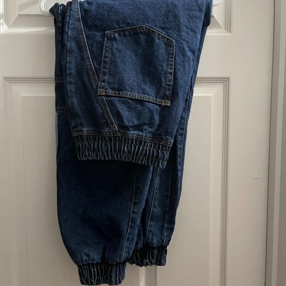 NWOT Adidas x Ivy Park Denim Track Pants (Unisex) - Picture 5 of 6